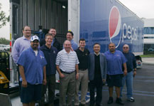 在可口可樂公司采購(gòu) 鐵臂小金剛交貨現(xiàn)場(chǎng)